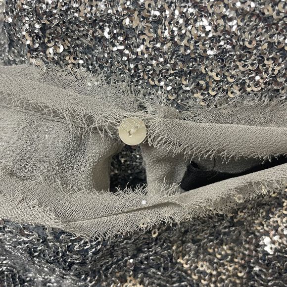 RARE ASO Alexis in Schitt’s Creek Zara Sequin Size Medium Embroidered Dress TV - Picture 15 of 16